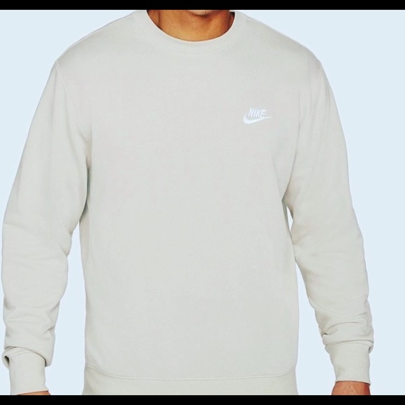 Nike Apparel Crewneck Sweatshirt- Beige - Picture 2 of 3